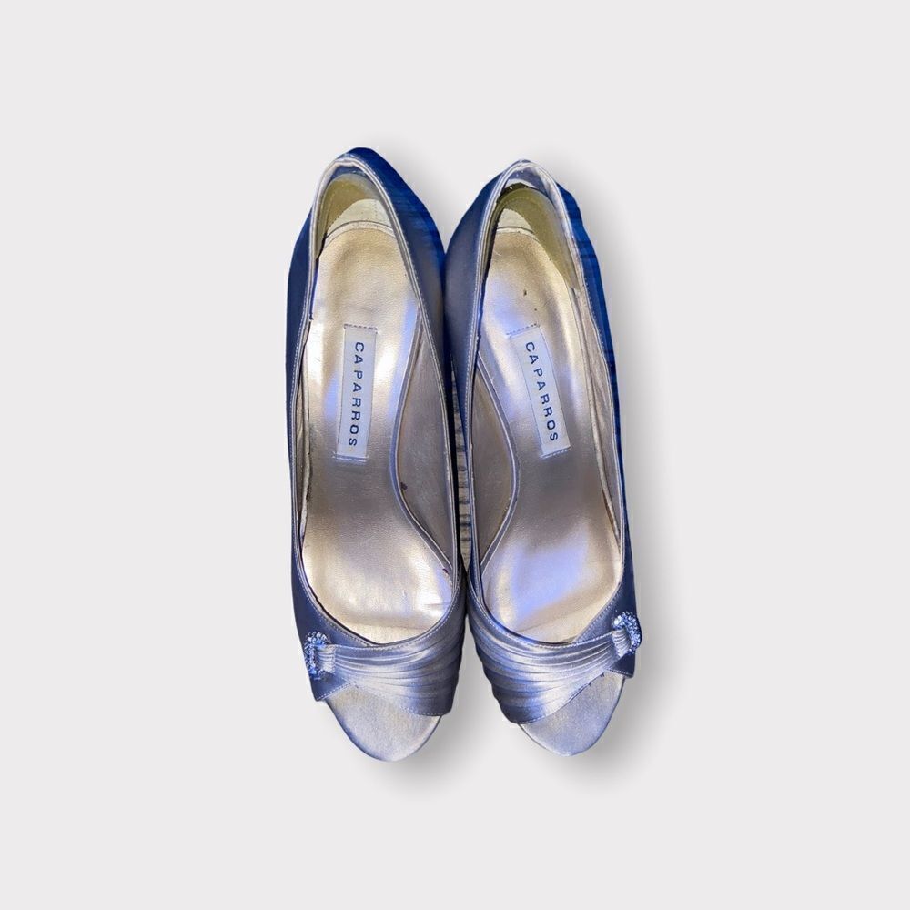 Caparros Tan Satin Shoe Size 10 B